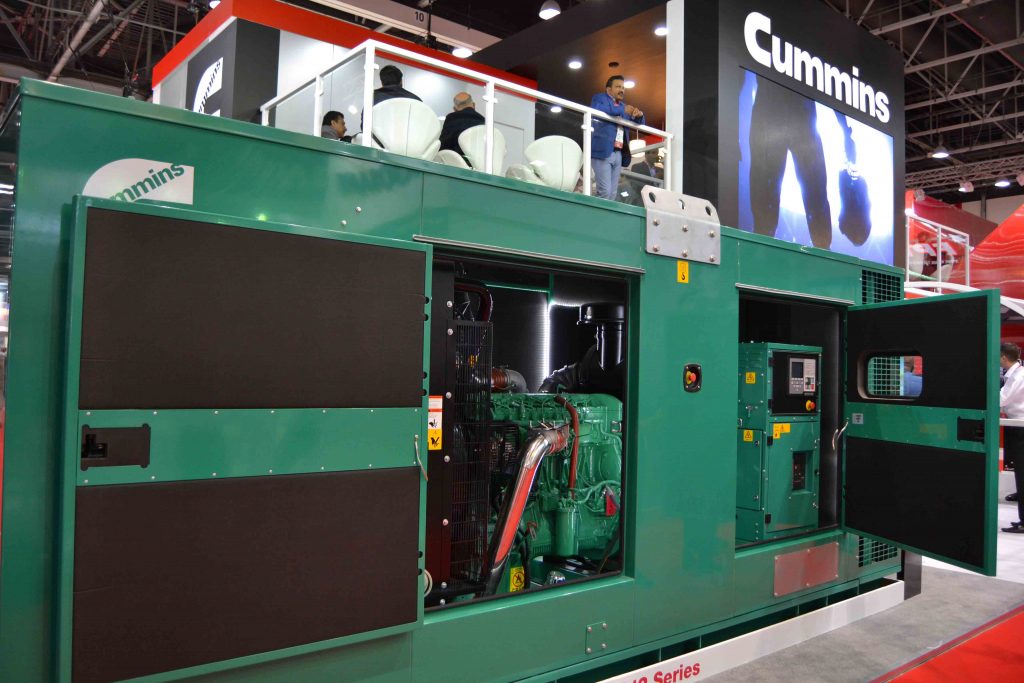 Cummins showcases new QSG12 diesel series at MEE 2018