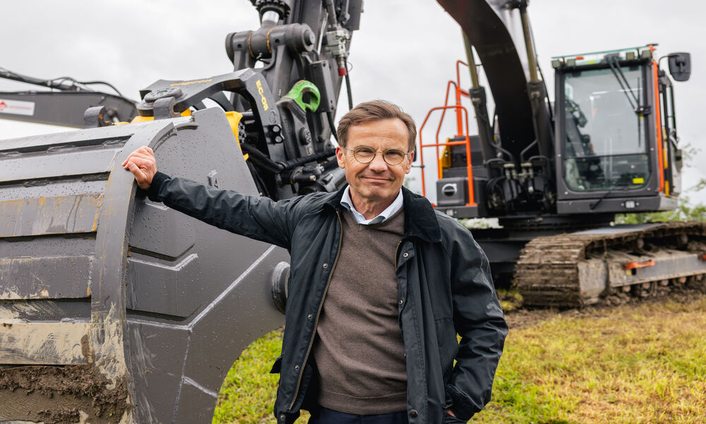 Volvo CE Excavator ceremony new Eskilstuna plant 
