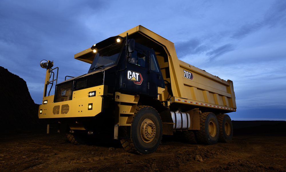Cat 707 Wide-Body Dump Truck